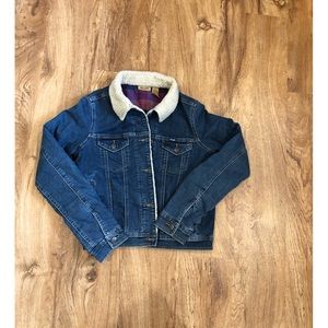 Sherpa Lined Denim Jacket